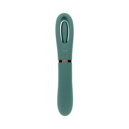 EVOLVED CHICK FLICK RECHARGEABLE VIBRATOR WITH FLICKER SILICONE MINT