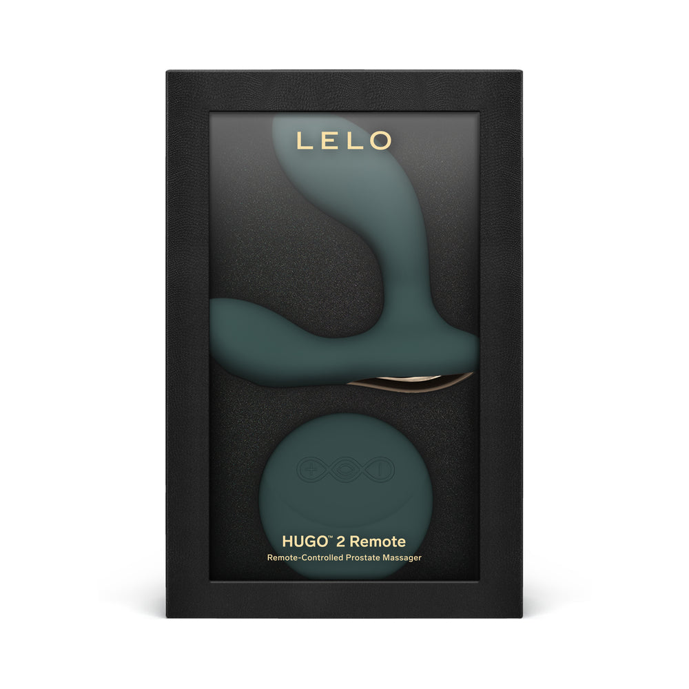 LELO HUGO 2 PROSTATE MASSAGER WITH REMOTE GREEN