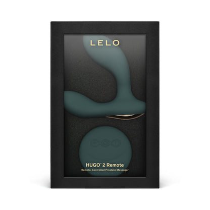 LELO HUGO 2 PROSTATE MASSAGER WITH REMOTE GREEN