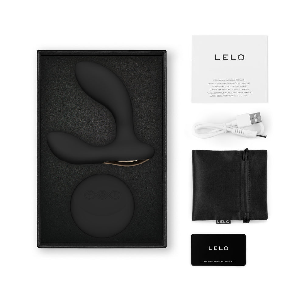 LELO HUGO 2 PROSTATE MASSAGER WITH REMOTE BLACK