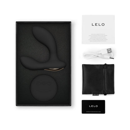 LELO HUGO 2 PROSTATE MASSAGER WITH REMOTE BLACK