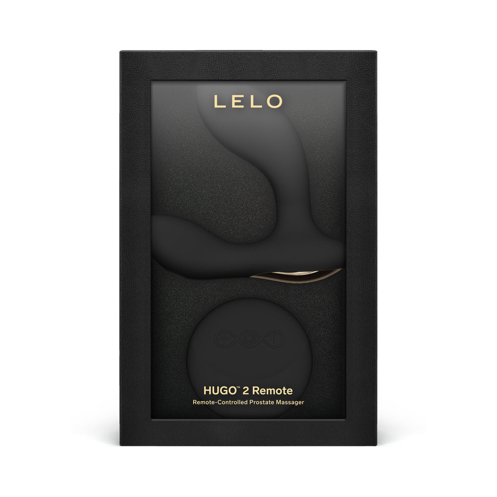 LELO HUGO 2 PROSTATE MASSAGER WITH REMOTE BLACK