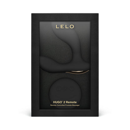 LELO HUGO 2 PROSTATE MASSAGER WITH REMOTE BLACK