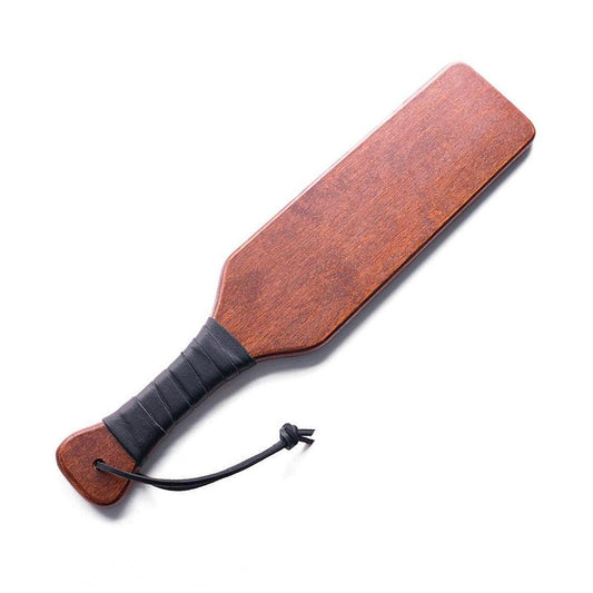 STOCKROOM ESSENTIALS LEATHER WRAPPED SPANKING PADDLE
