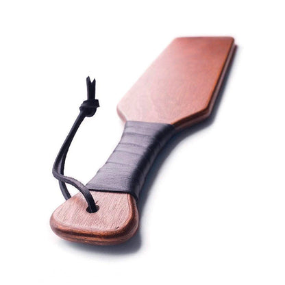 STOCKROOM ESSENTIALS LEATHER WRAPPED SPANKING PADDLE