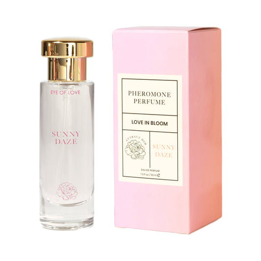 EYE OF LOVE - BLOOM ATTRACT HIM PHEROMONE PARFUM SUNNY DAZE 1 OZ.