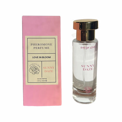 EYE OF LOVE BLOOM ATTRACT HIM PHEROMONE PARFUM SUNNY DAZE 1 OZ.