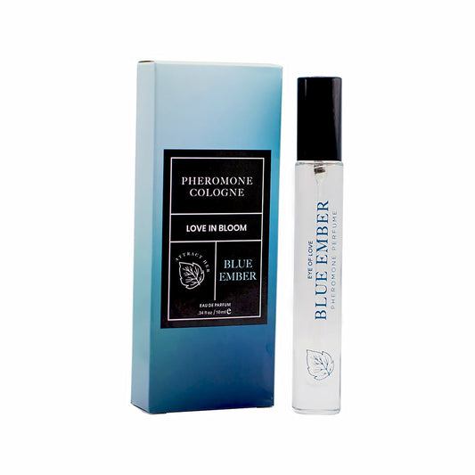 EYE OF LOVE BLOOM ATTRACT HER PHEROMONE PARFUM BLUE EMBER 0.34 OZ.