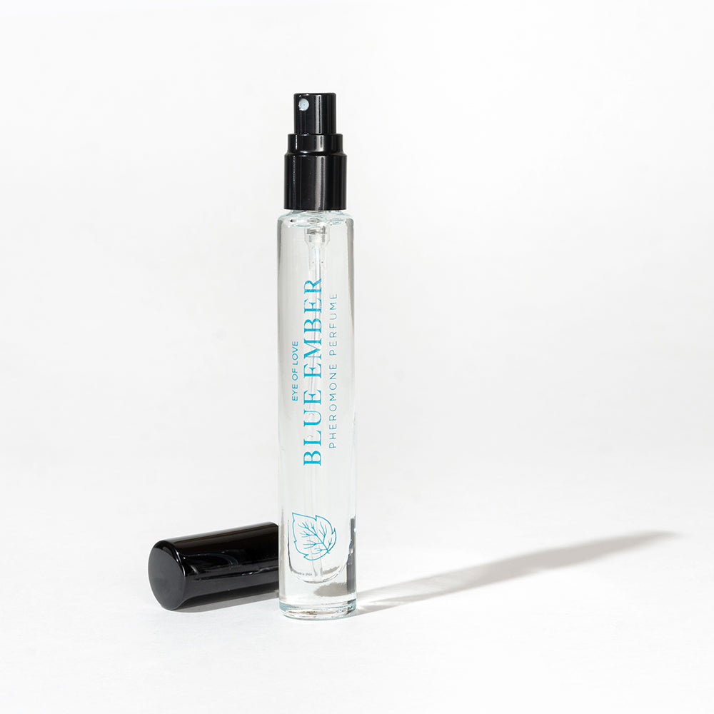 EYE OF LOVE - BLOOM ATTRACT HER PHEROMONE PARFUM BLUE EMBER 0.34 OZ.