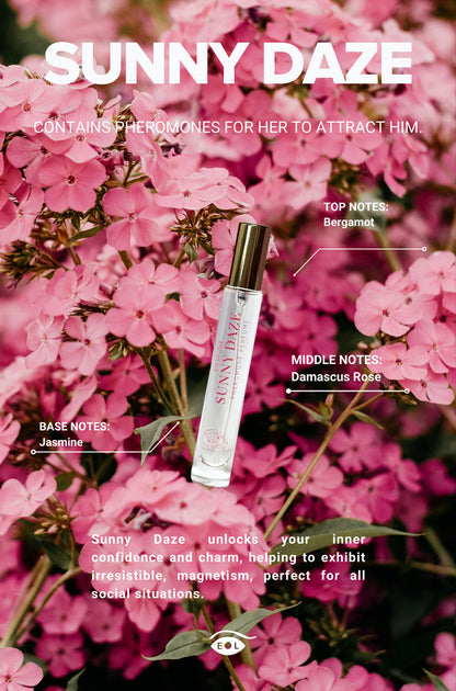 EYE OF LOVE - BLOOM ATTRACT HIM PHEROMONE PARFUM SUNNY DAZE 0.34 OZ.