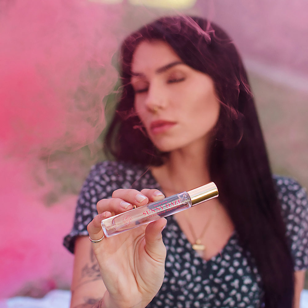 EYE OF LOVE BLOOM ATTRACT HIM PHEROMONE PARFUM SUNNY DAZE 0.34 OZ.