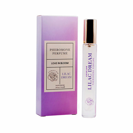 EYE OF LOVE BLOOM ATTRACT HIM PHEROMONE PARFUM LILAC DREAM 0.34 OZ.