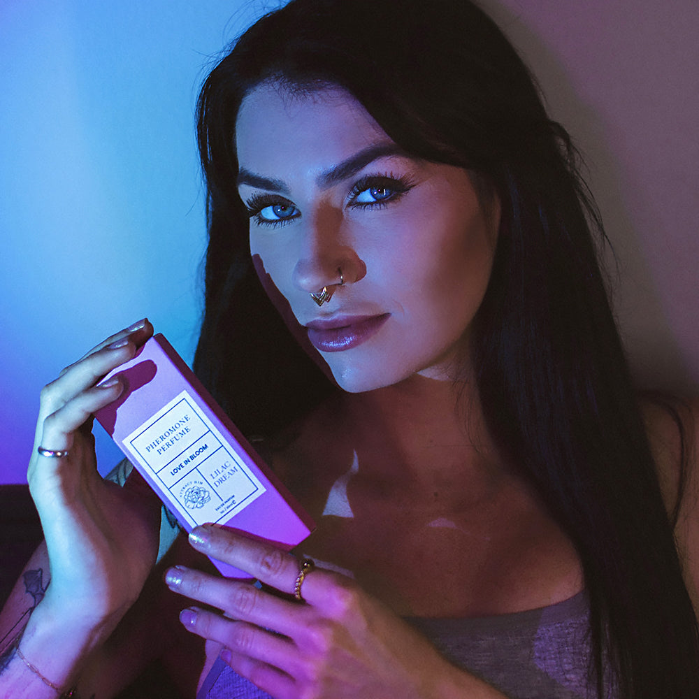 EYE OF LOVE BLOOM ATTRACT HIM PHEROMONE PARFUM LILAC DREAM 0.34 OZ.