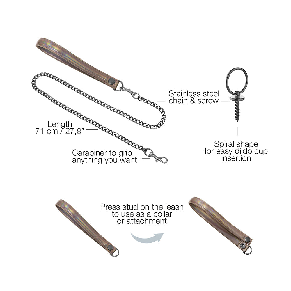 STRAP-ON-ME LEASH AND DILDO RING KIT