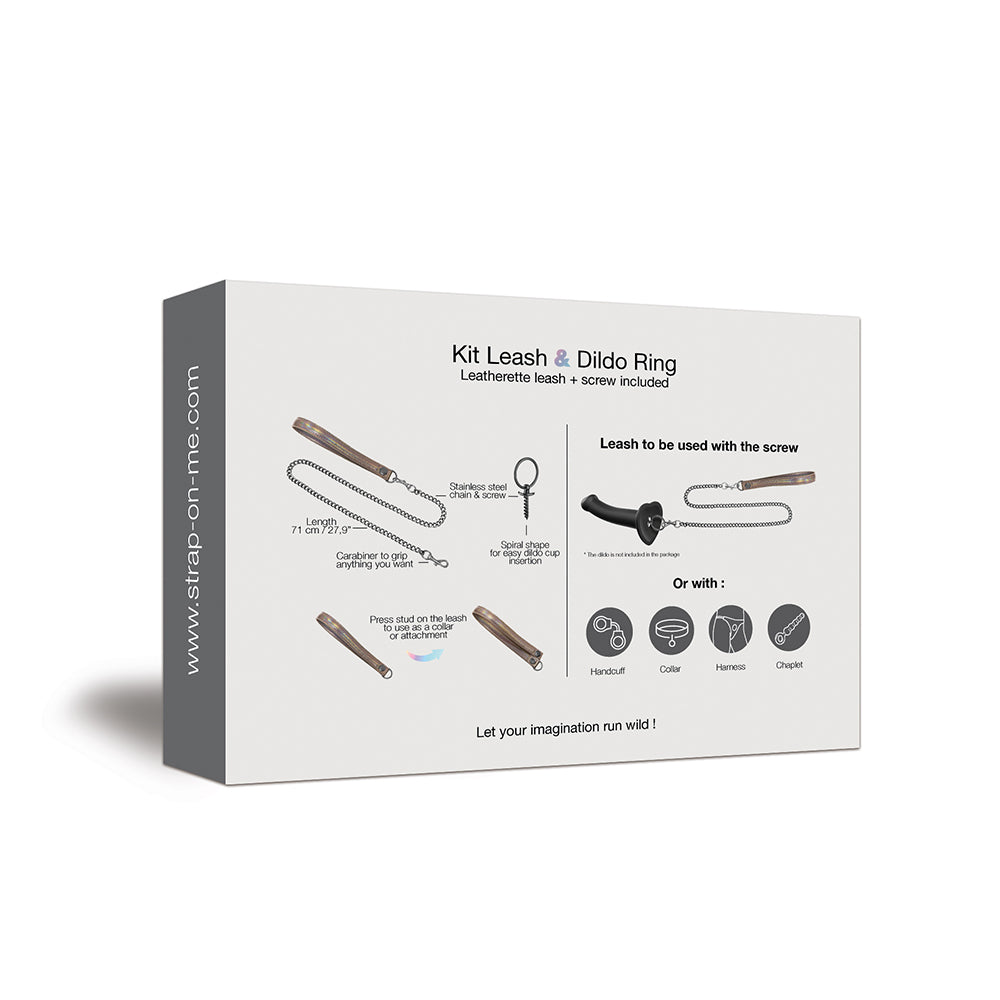 STRAP-ON-ME LEASH AND DILDO RING KIT