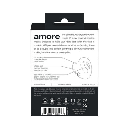 VEDO AMORE RECHARGEABLE PLEASURE VIBE BLACK