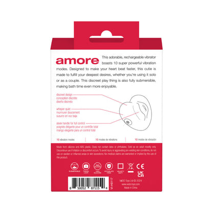 VEDO AMORE RECHARGEABLE PLEASURE VIBE RED