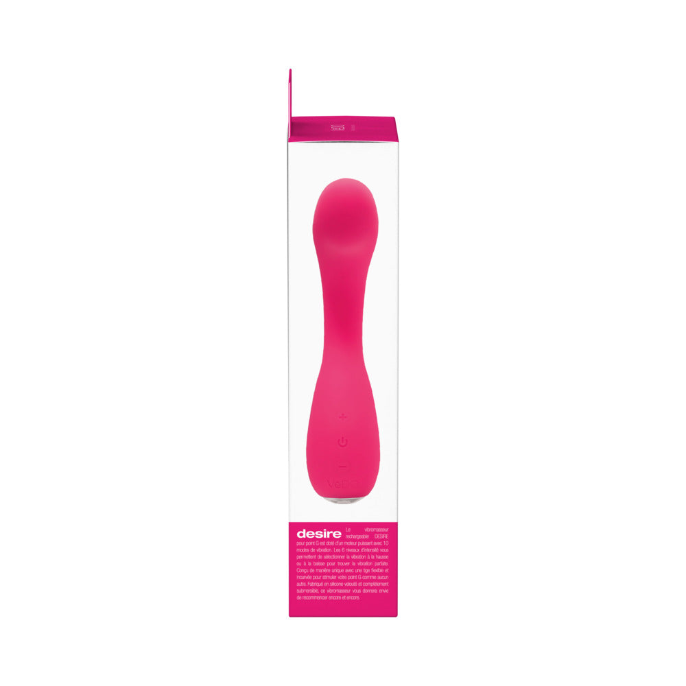 VEDO DESIRE RECHARGEABLE G-SPOT VIBE PINK