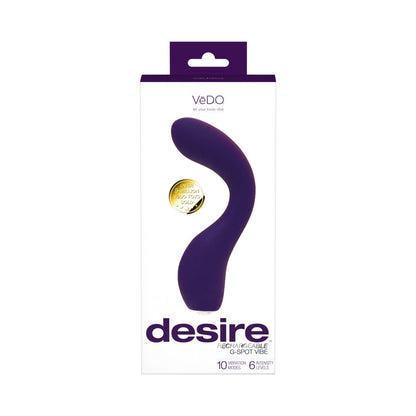 VEDO - DESIRE RECHARGEABLE G-SPOT VIBE PURPLE