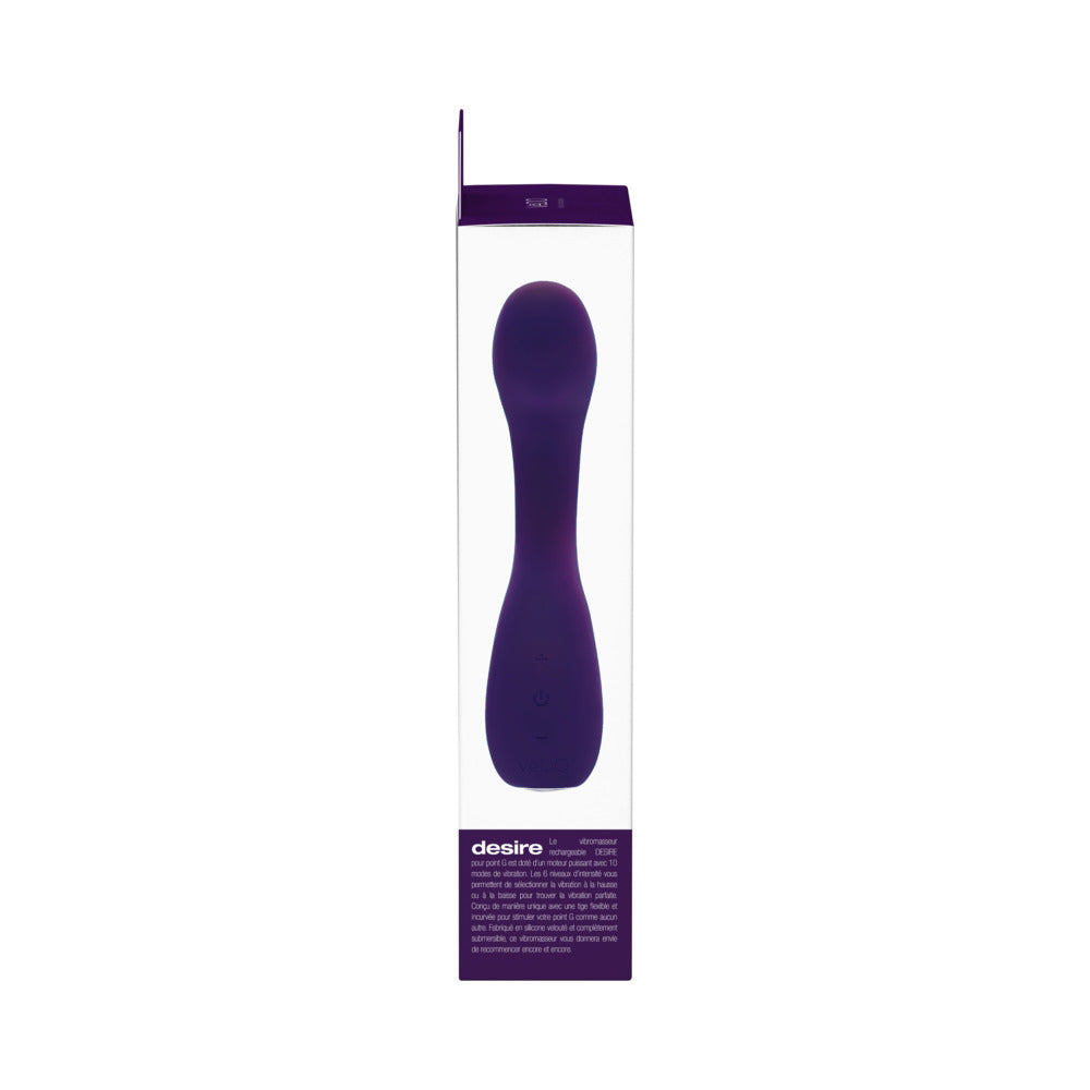 VEDO - DESIRE RECHARGEABLE G-SPOT VIBE PURPLE