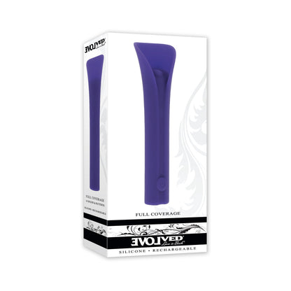 EVOLVED FULL COVERAGE RECHARGEABLE BULLET SILICONE PURPLE