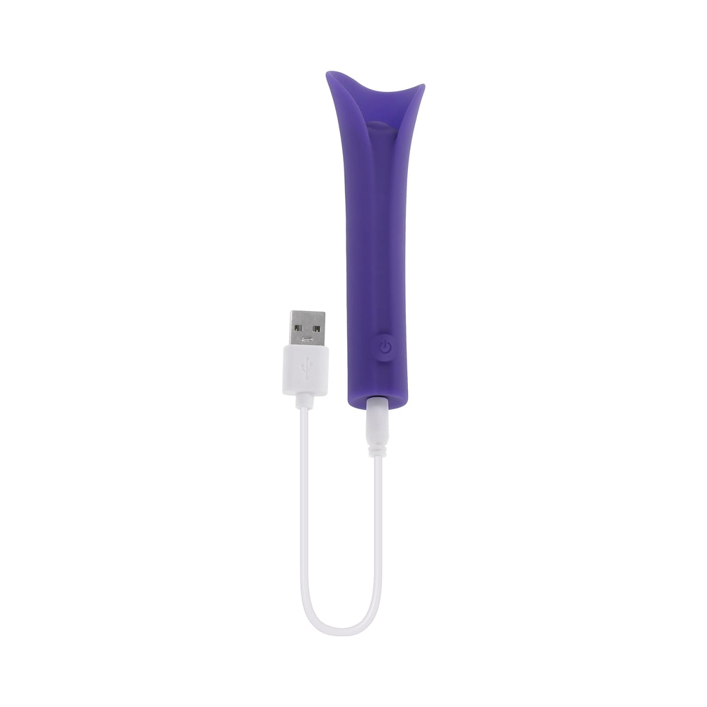 EVOLVED FULL COVERAGE RECHARGEABLE BULLET SILICONE PURPLE