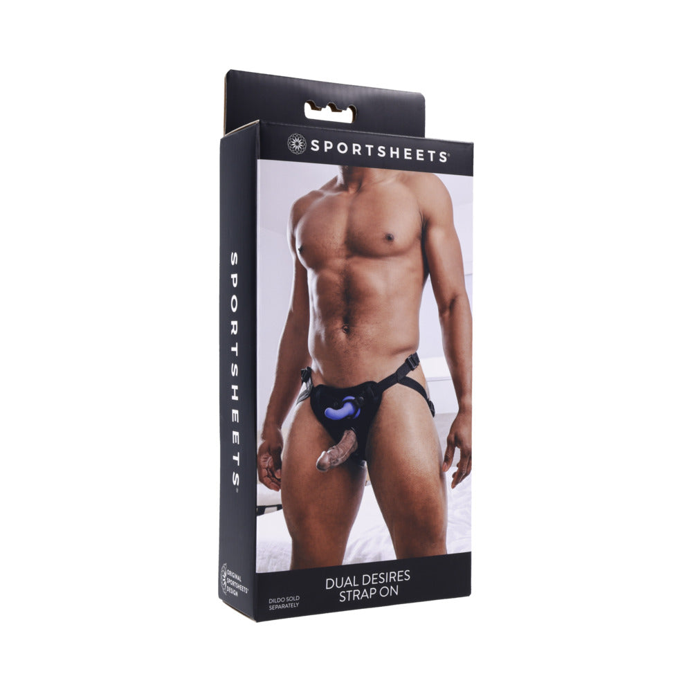 SPORTSHEETS DUAL DESIRES STRAP ON