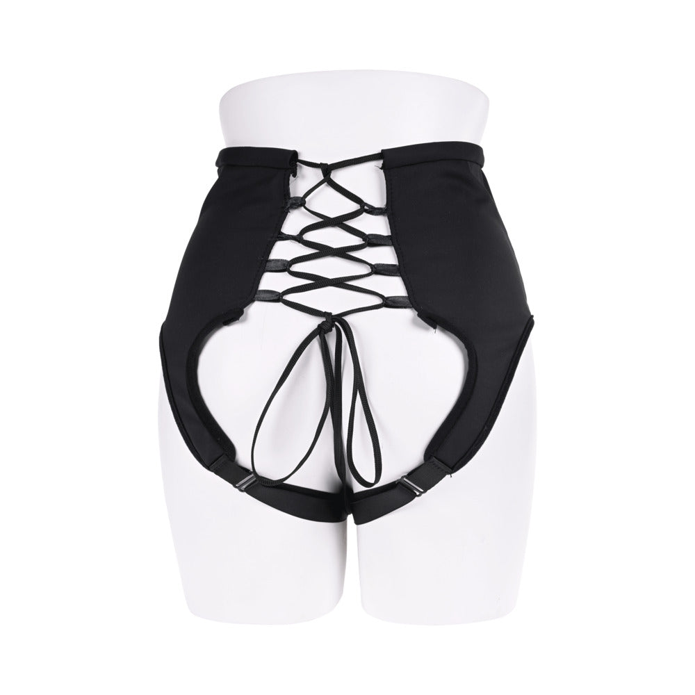 SPORTSHEETS HIGH WAISTED CORSET STRAP ON