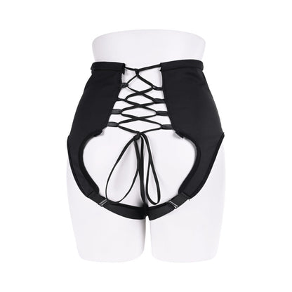 SPORTSHEETS HIGH WAISTED CORSET STRAP ON