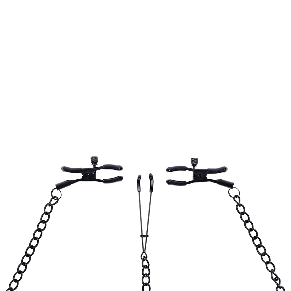 SPORTSHEETS SAFFRON NIPPLE TO CLIT SET