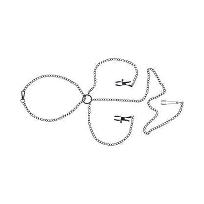 SPORTSHEETS SAFFRON NIPPLE TO CLIT SET