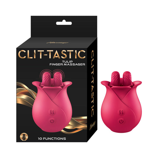 NASSTOYS - CLIT-TASTIC TULIP FINGER MASSAGER RED
