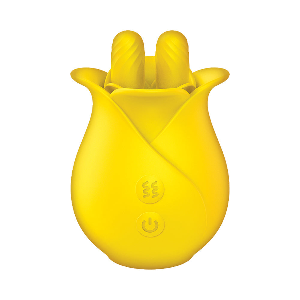 CLIT-TASTIC TULIP FINGER MASSAGER YELLOW