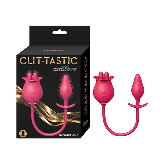 NASSTOYS - CLIT TASTIC TULIP FINGER MASSAGER & PLEASURE PLUG