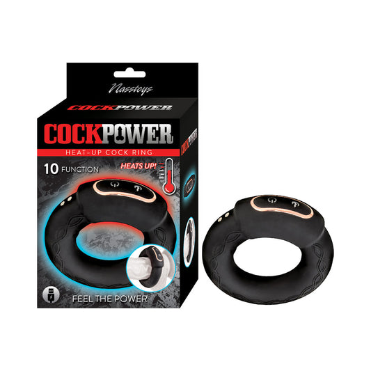 NASSTOYS - COCKPOWER HEAT UP COCK RING BLACK