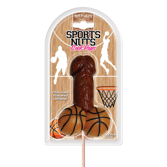 SPORTS NUTS COCK POP BASKETBALLS CHOCOLATE