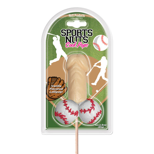SPORTS NUTS COCK POP BASEBALLS VANILLA