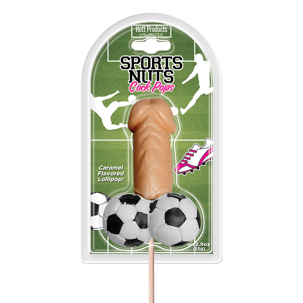 SPORTS NUTS COCK POP SOCCER BALLS CARAMEL