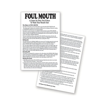 LITTLE GENIE - FOUL MOUTH CARD GAME