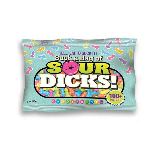 PEQUEÑO GENIO - ¡CHUPA UNA BOLSA DE PITOS ÁCIDOS! BOLSA DE 3 OZ.