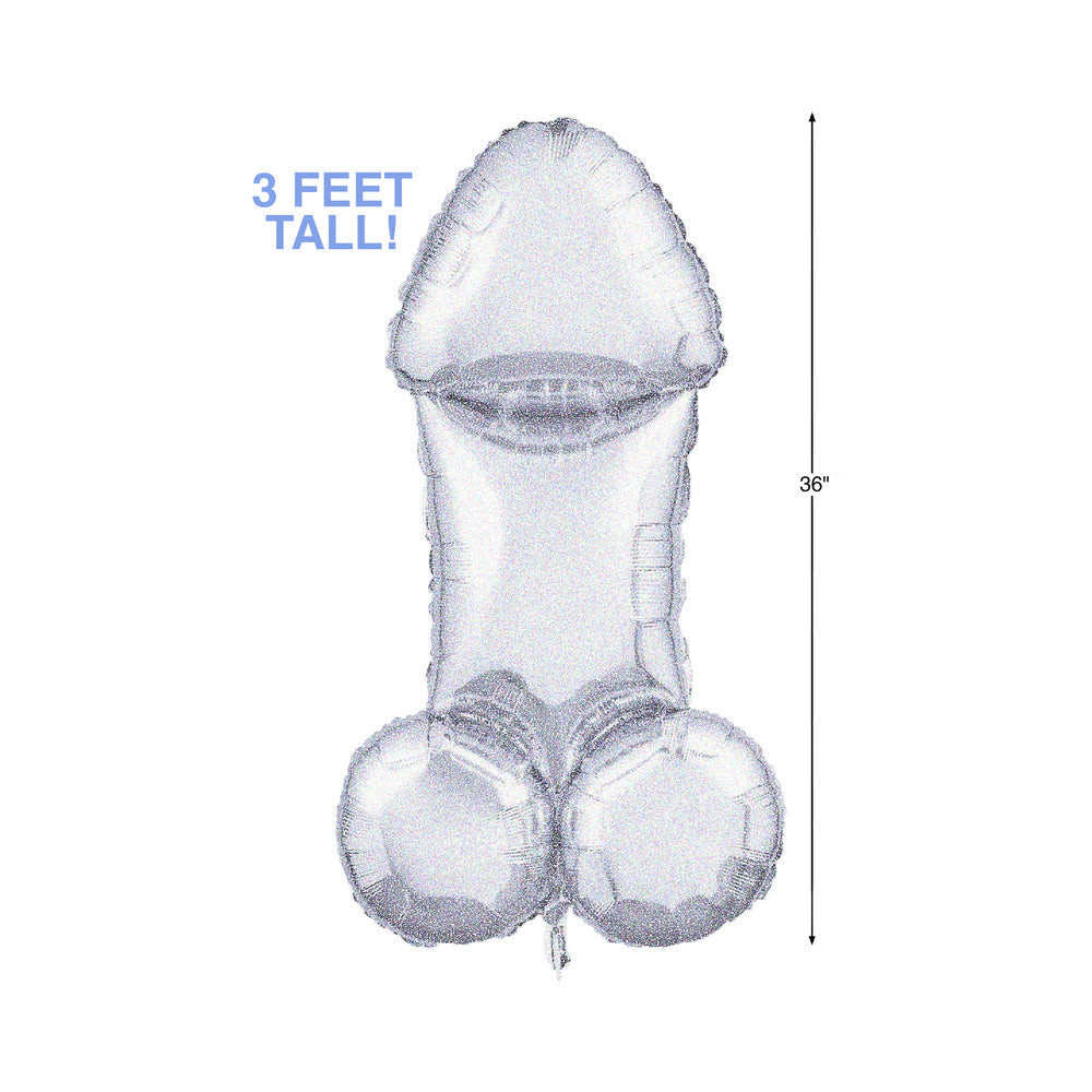 LITTLE GENIE - GLITTERATI DISCO PARTY 3 '' MYLAR PENIS BALLOON