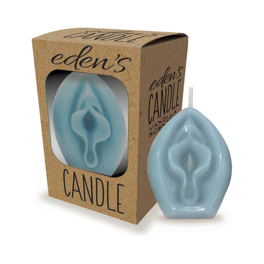LITTLE GENIE - EDEN''S VAGINA CANDLE BLUE