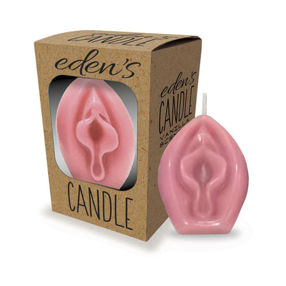 LITTLE GENIE - EDEN''S VAGINA CANDLE ROSE