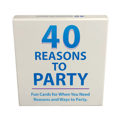40 REASONS TO PARTY CARDS
