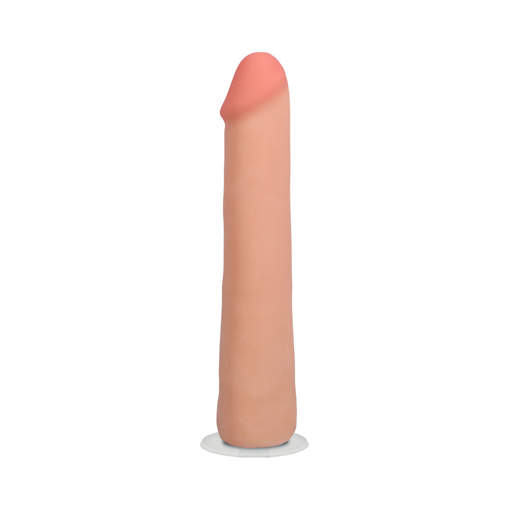 DOC JOHNSON - THE REALISTIC COCK 9 IN. ULTRASKYN VAC-U-LOCK DILDO VANILLA