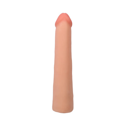 DOC JOHNSON - THE REALISTIC COCK 9 IN. ULTRASKYN VAC-U-LOCK DILDO VANILLA