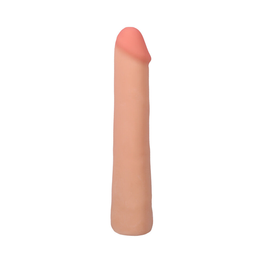 THE REALISTIC COCK 9 IN. ULTRASKYN VAC-U-LOCK DILDO VANILLA