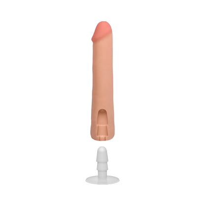 THE REALISTIC COCK 9 IN. ULTRASKYN VAC-U-LOCK DILDO VANILLA
