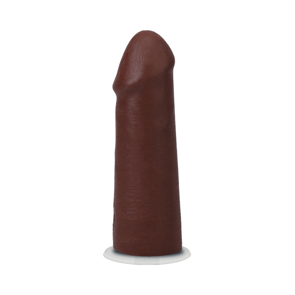 DOC JOHNSON - THE REALISTIC COCK 5 IN. ULTRASKYN VAC-U-LOCK DILDO CHOCOLATE