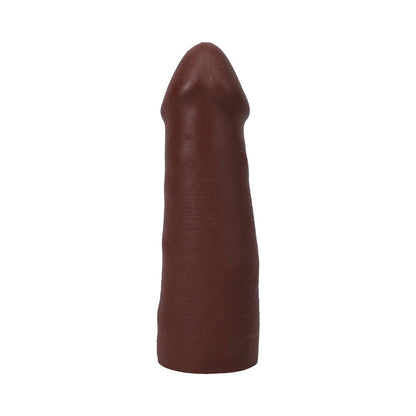 DOC JOHNSON - THE REALISTIC COCK 5 IN. ULTRASKYN VAC-U-LOCK DILDO CHOCOLATE